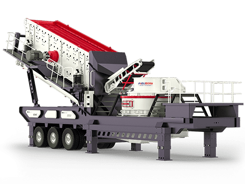 MPV serie planta móvil con trituradora de arena
